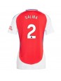 Arsenal William Saliba #2 Heimtrikot für Frauen 2024-25 Kurzarm